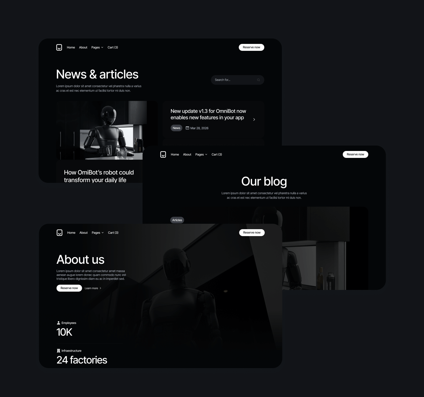 Robotflow 34 Sections Robot Webflow Template | BRIX Template

