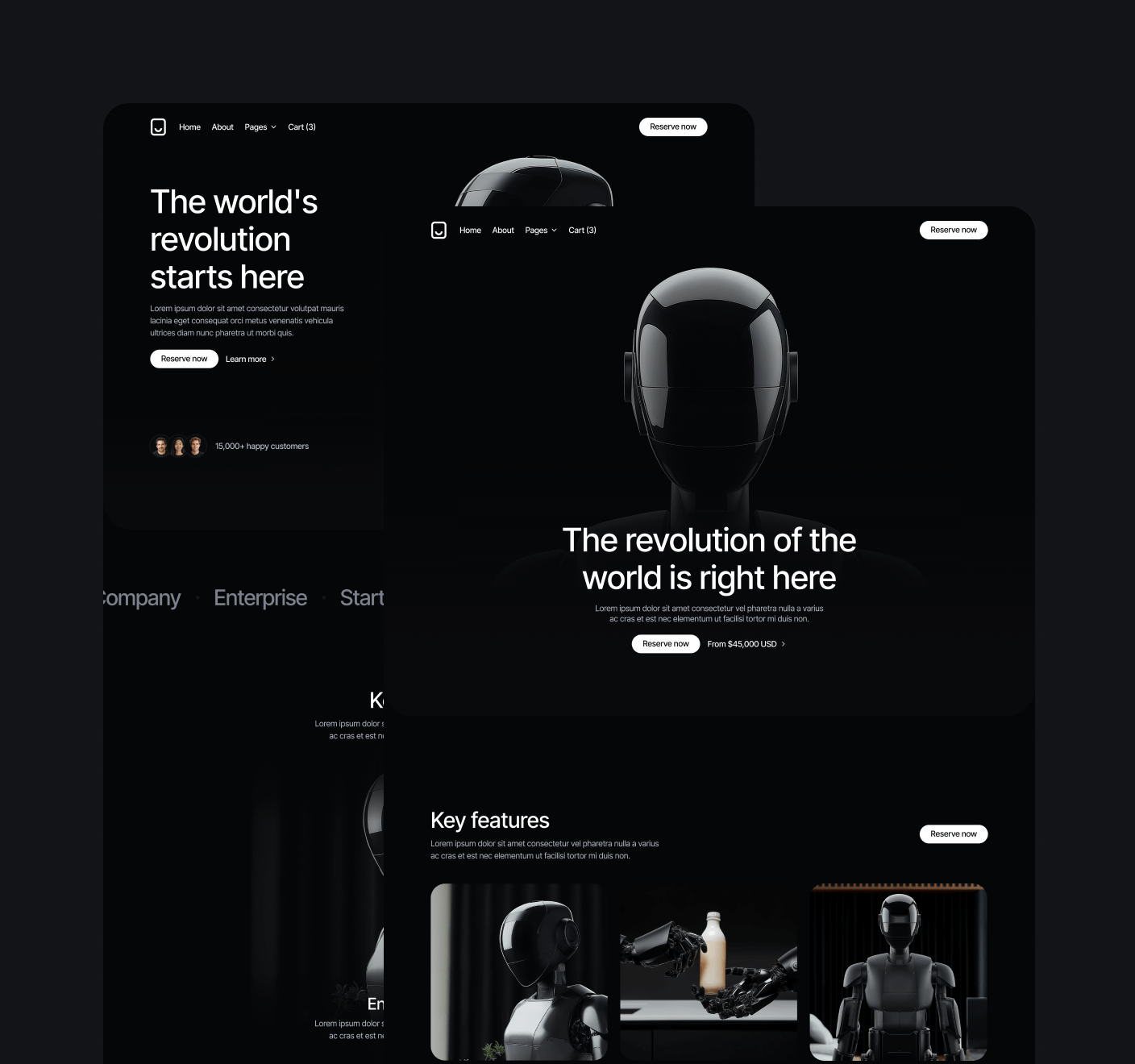 Robotflow 18 Pages Robot Webflow Template | BRIX Template

