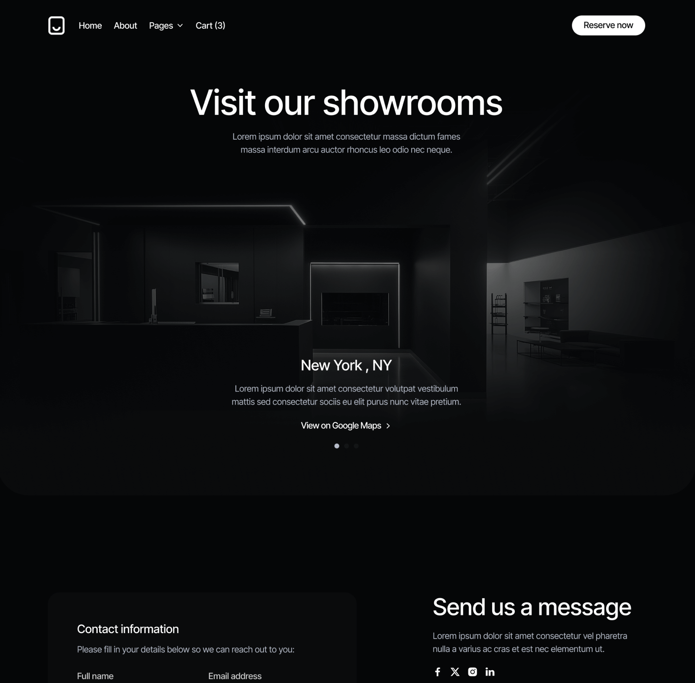 Robotflow Contact V3 Main Page Robot Webflow Template | BRIX Template

