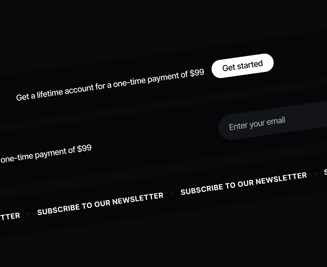 Robotflow 3 Notification Bars Robot Webflow Template | BRIX Template

