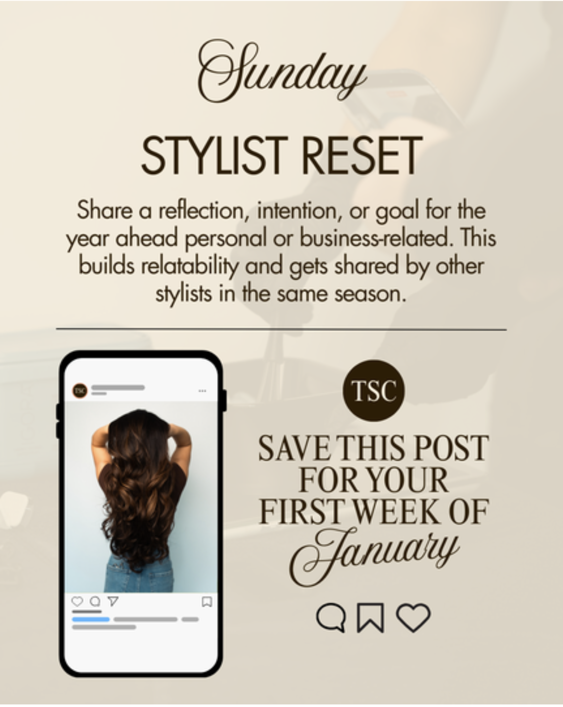 image showcasing a hairstyling tip (for a salons & spa)
