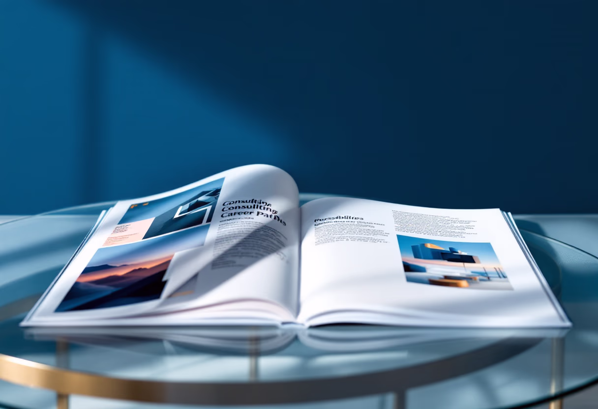 image of job opportunities display (for a consulting firm)