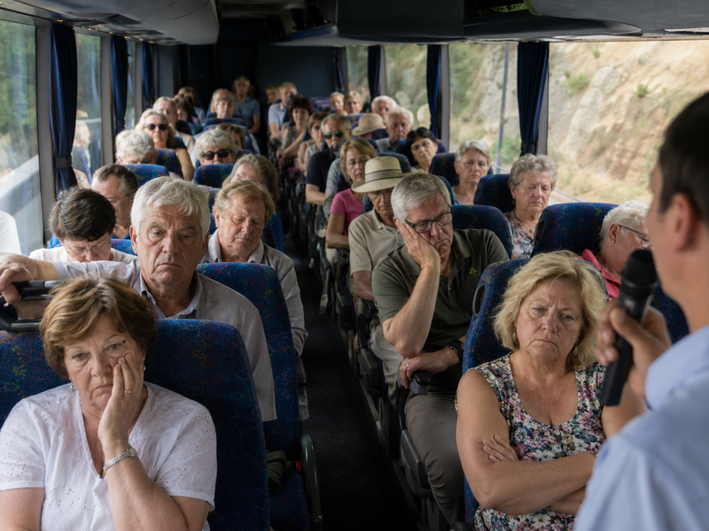 Gruppenreise im Reisebus
