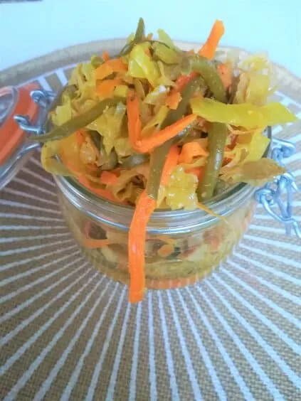 Achards lacto-fermentés de légumes