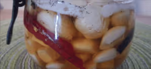 Ail au miel qui bulle