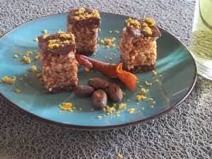 Crunch au koji de riz et cacao cru