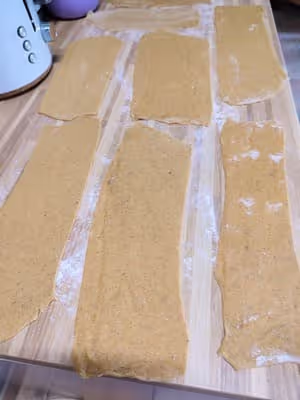 Laisser la pâte s'assécher