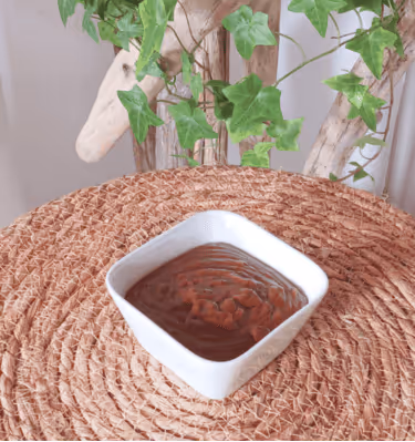 Crème caramel au miso cru et au piment d'Espelette