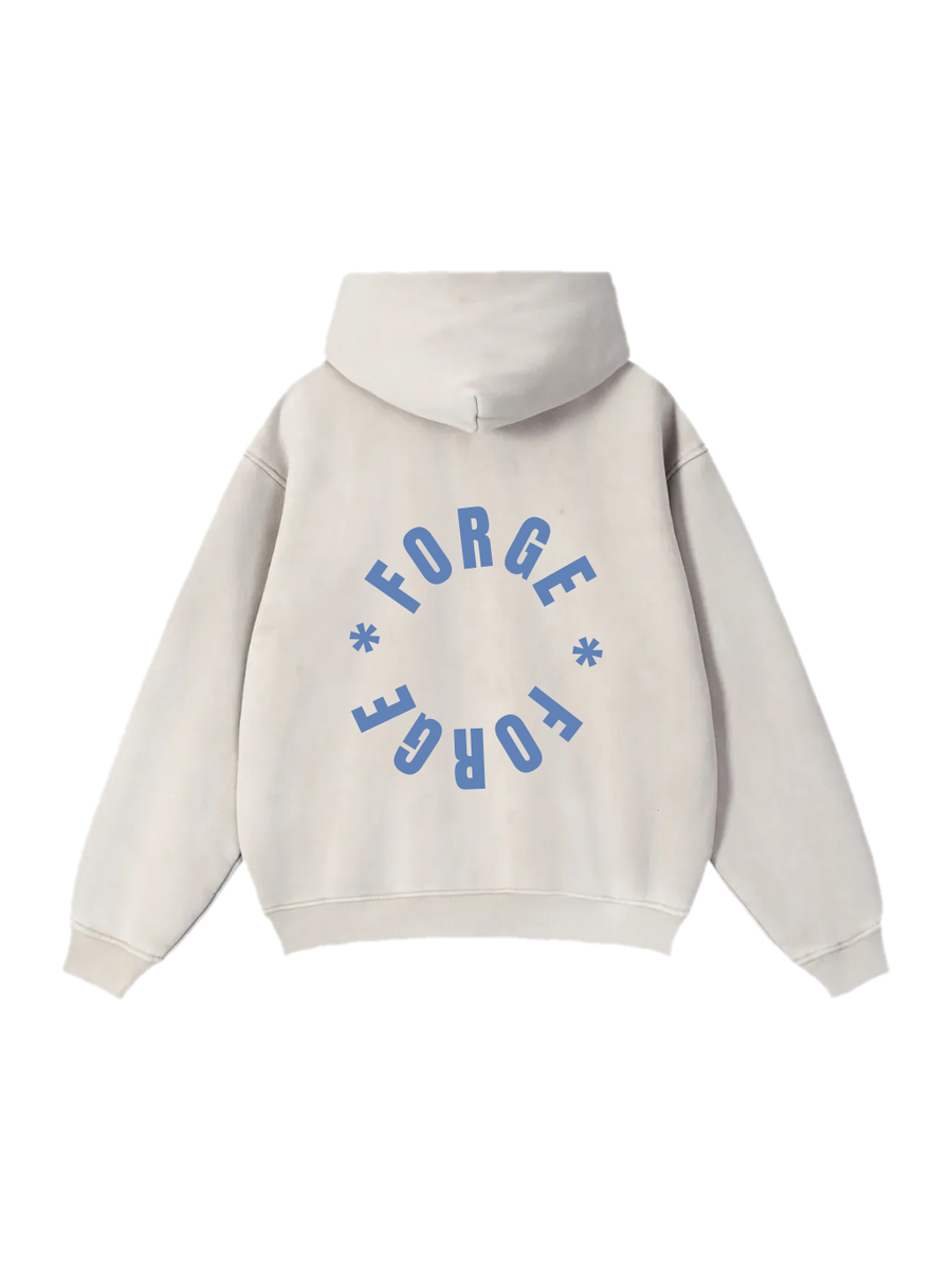 Forge Zip Hoodie — Sand, back