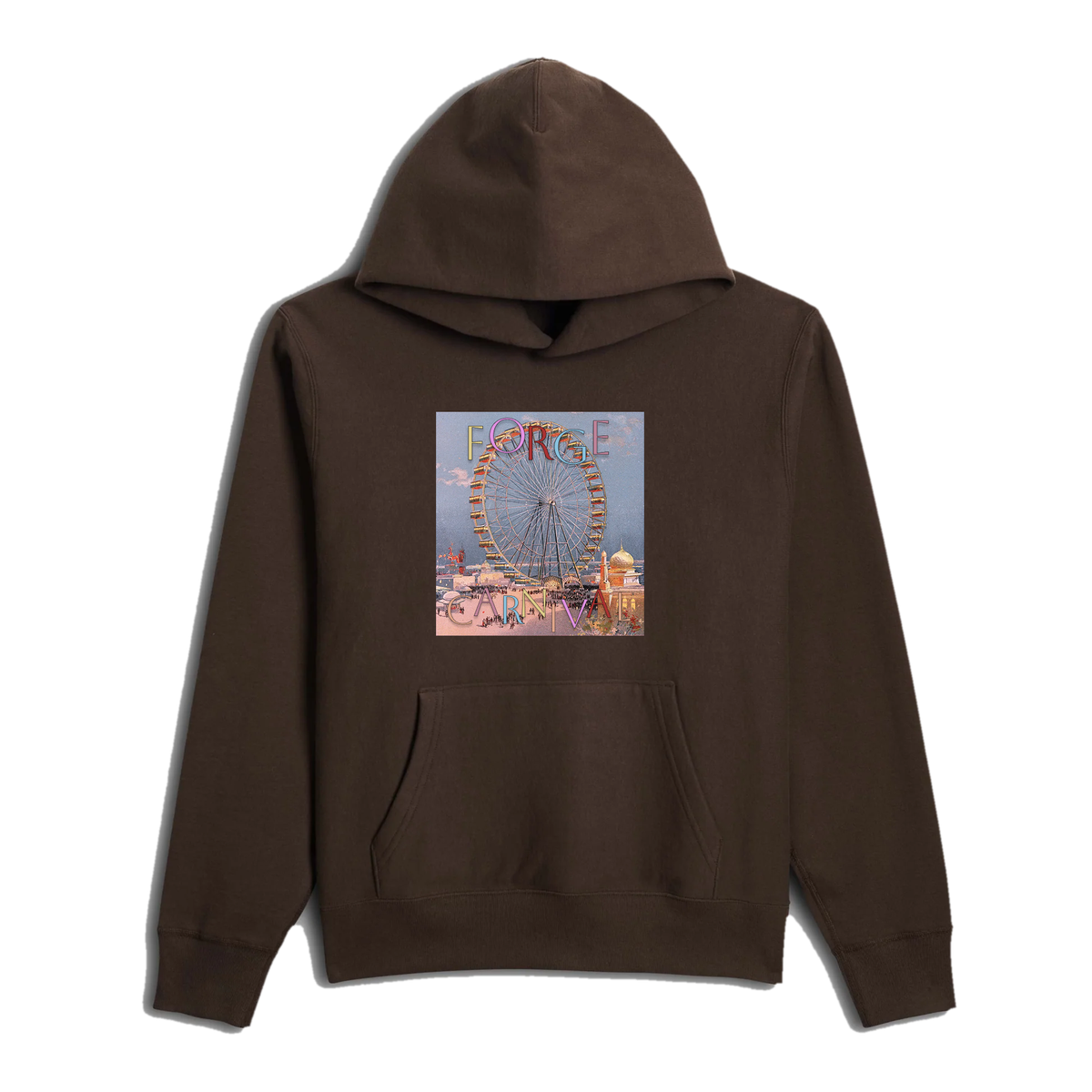 Carnival Hoodie — Espresso, front