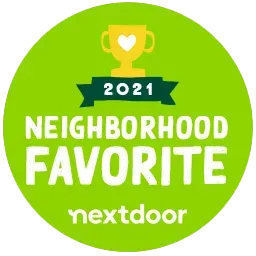 2021 Neighborhood favorite logo for nextdoor