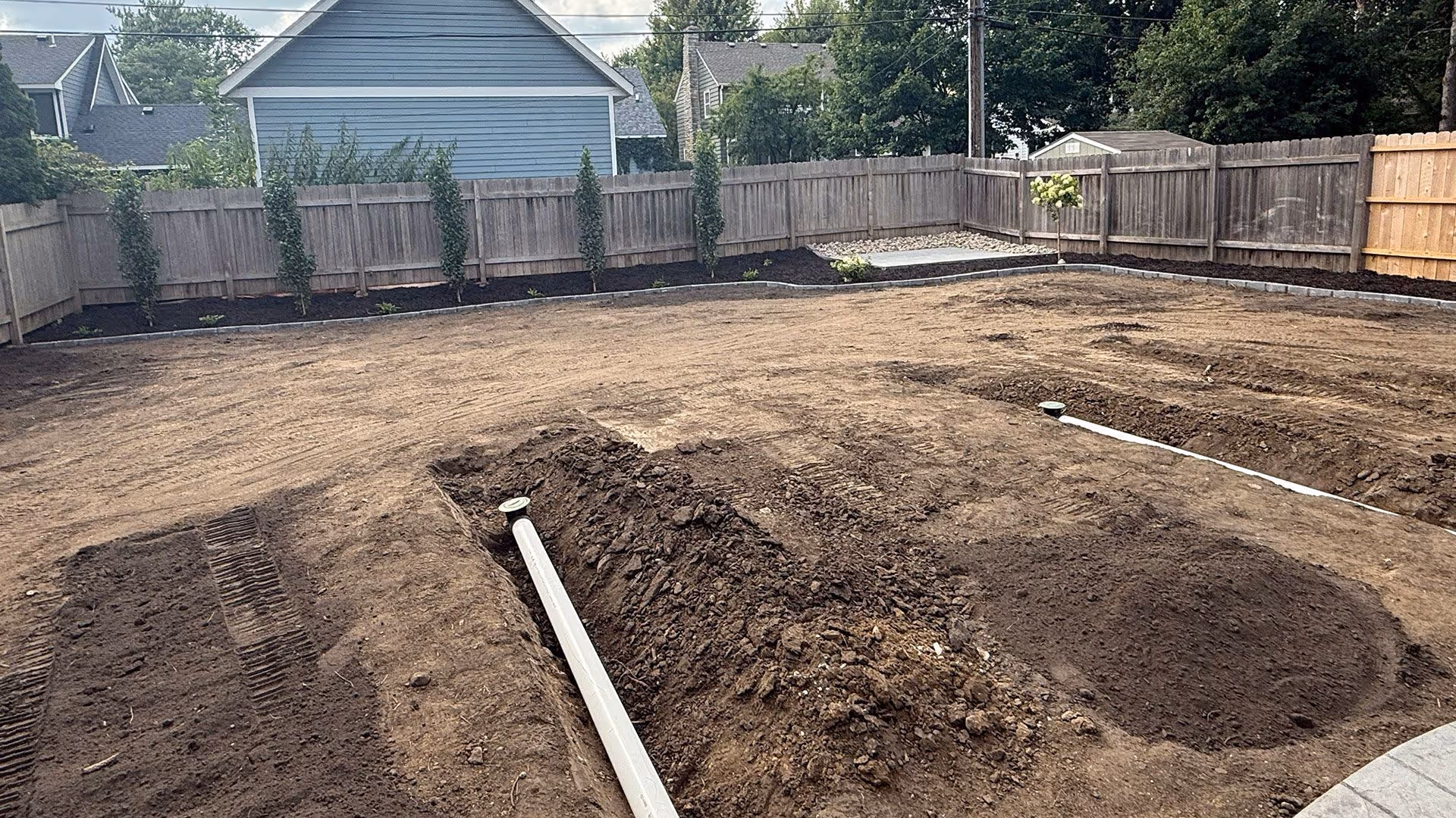 Landscape drainage solutions and installation in St Louis Park, MN