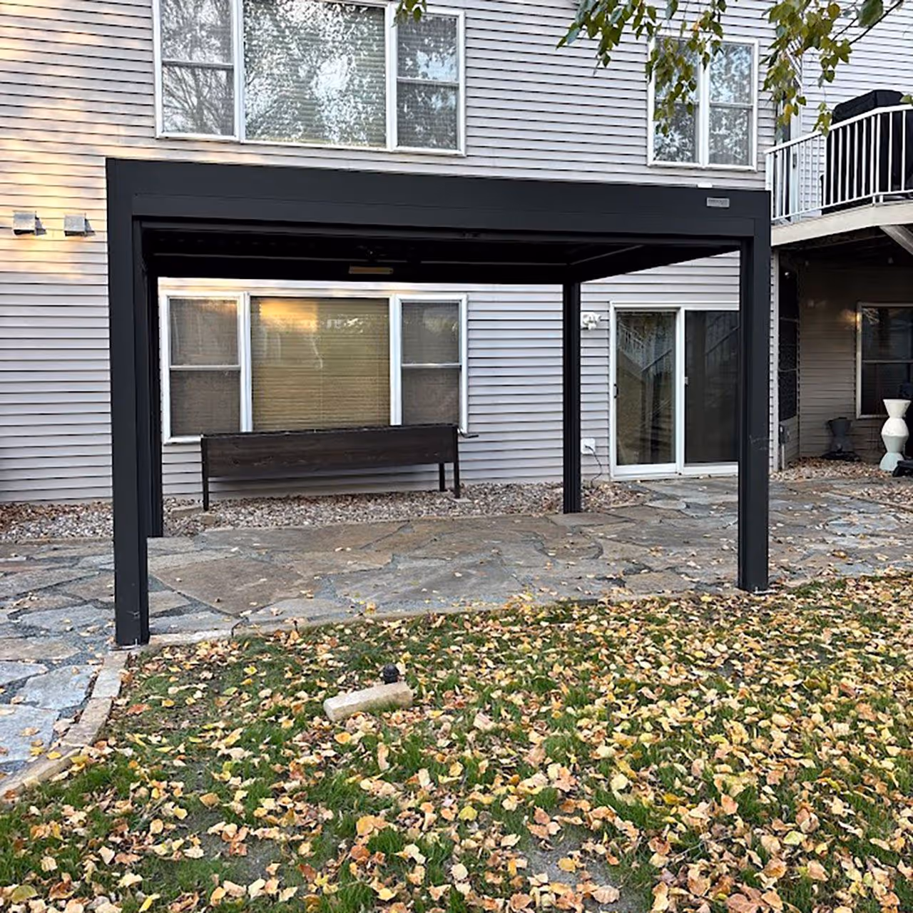 outdoor living area project by sota landscaping 