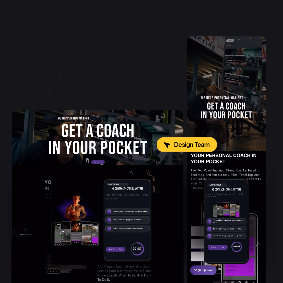 high performing website design by Marketing Sales Management for TC