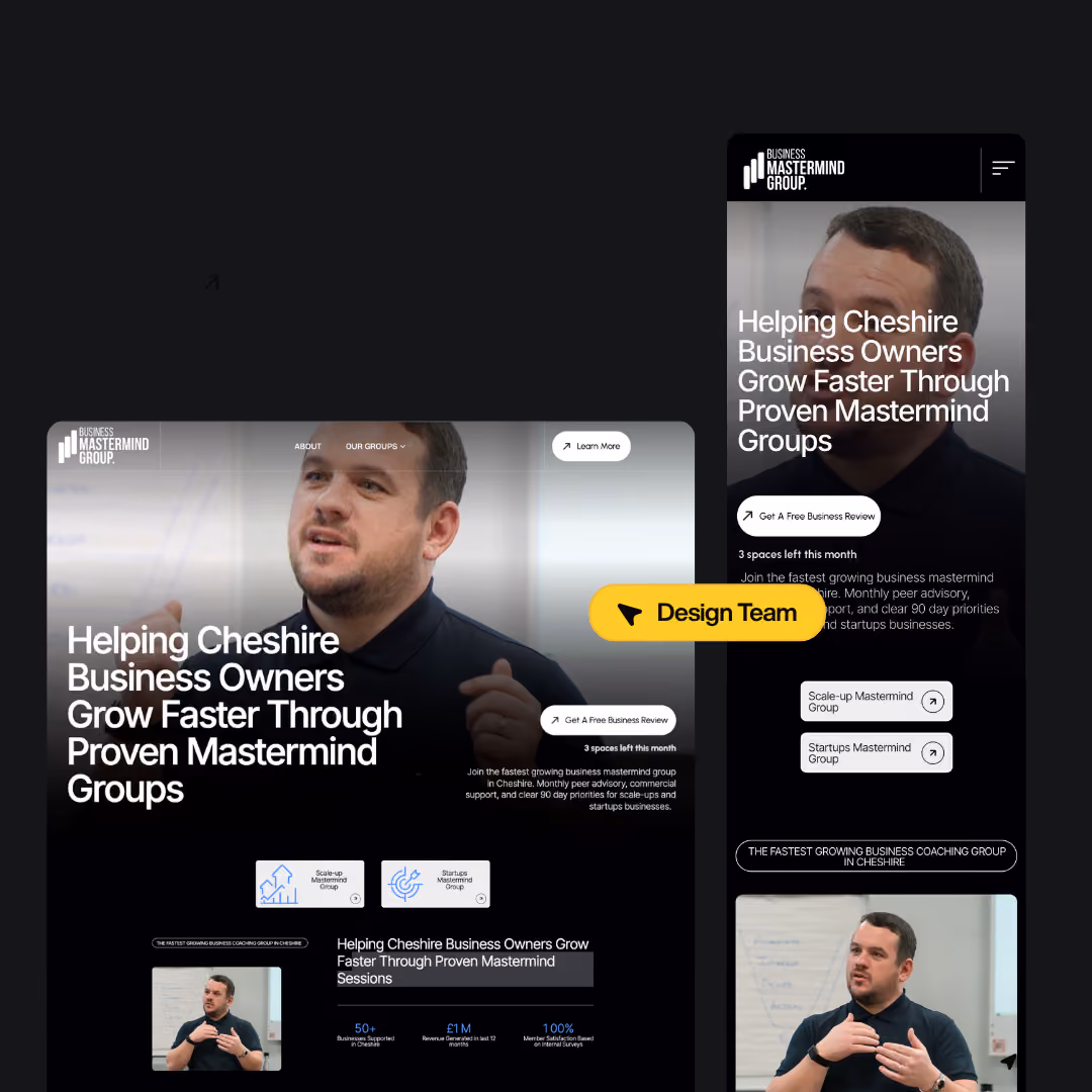 high performing website design by Marketing Sales Management for BMG