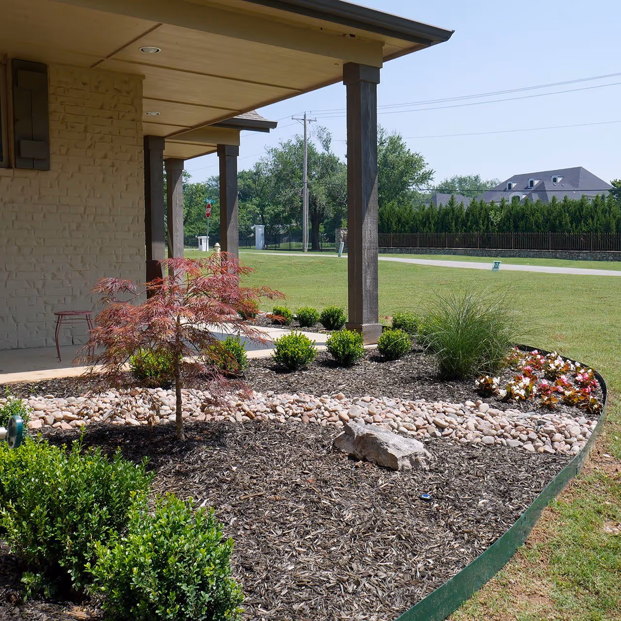 Residential landscape design plan created by TnT Premier Landscape Tulsa