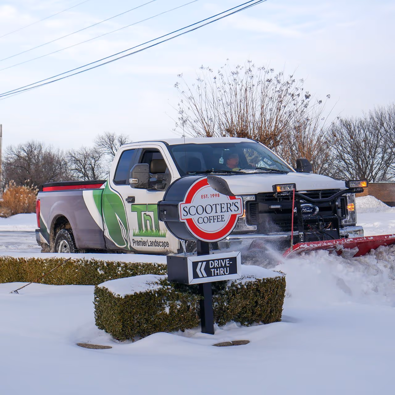 Snow removal services near me by TnT Premier Landscape
