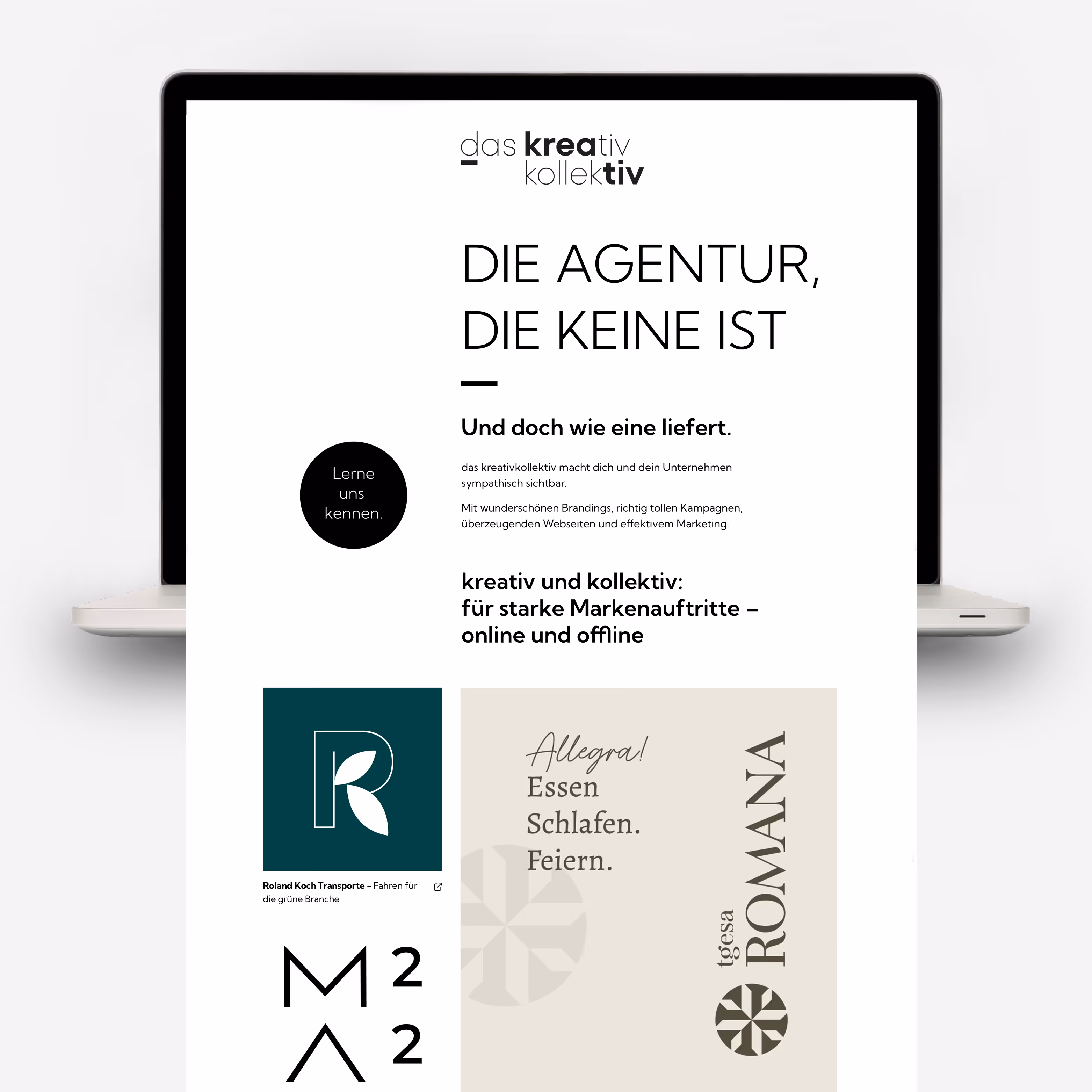 das kreativkollektiv: Die Agentur, die keine ist – und doch eine wie keine. Branding, Websites und Marketing für sichtbare Marken mit Persönlichkeit.