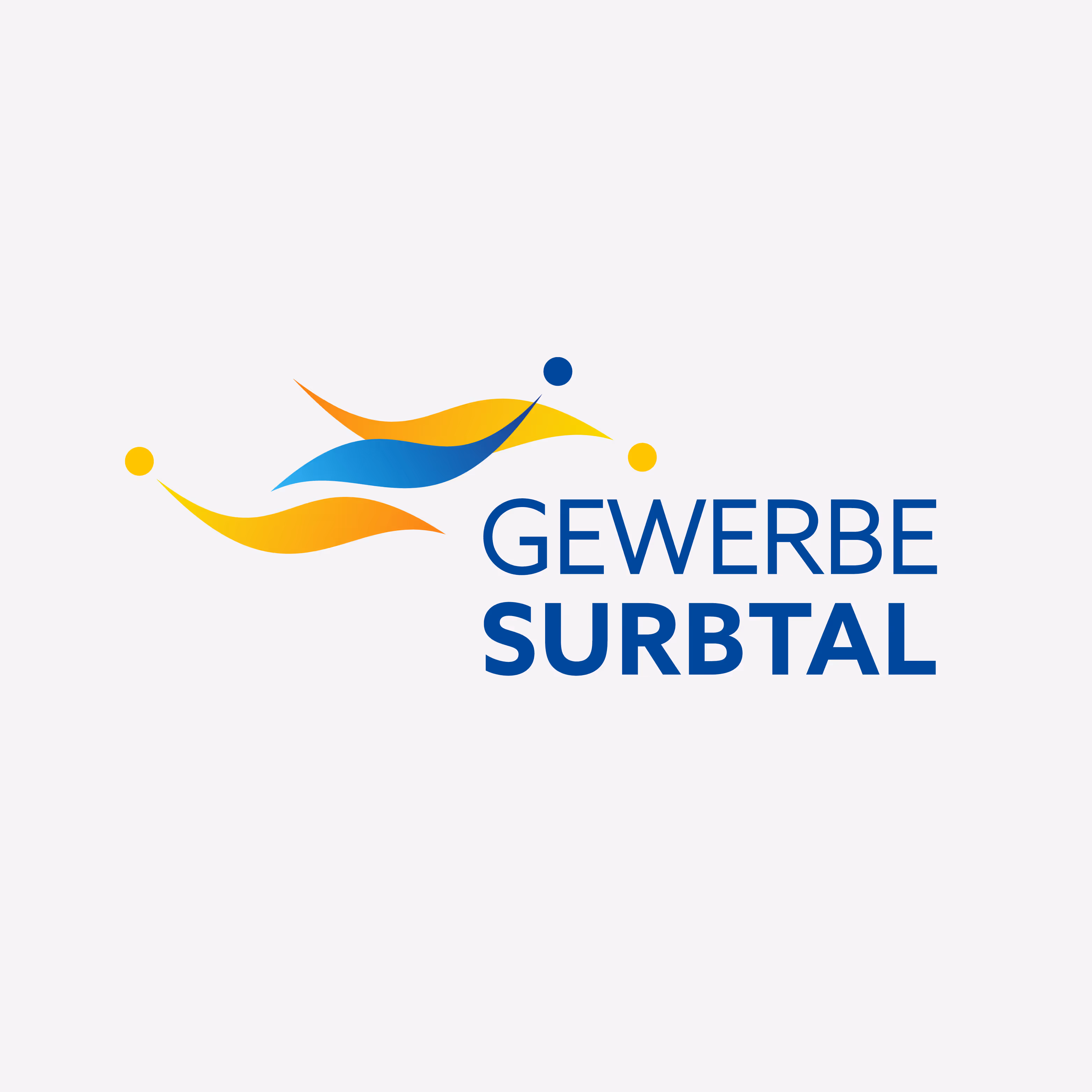 Gewerbe Surbtal: Frischer Auftritt für den Gewerbeverein mit Wellen-Logo und Website. Bewegung, Verbindung und regionale Identität in Form.