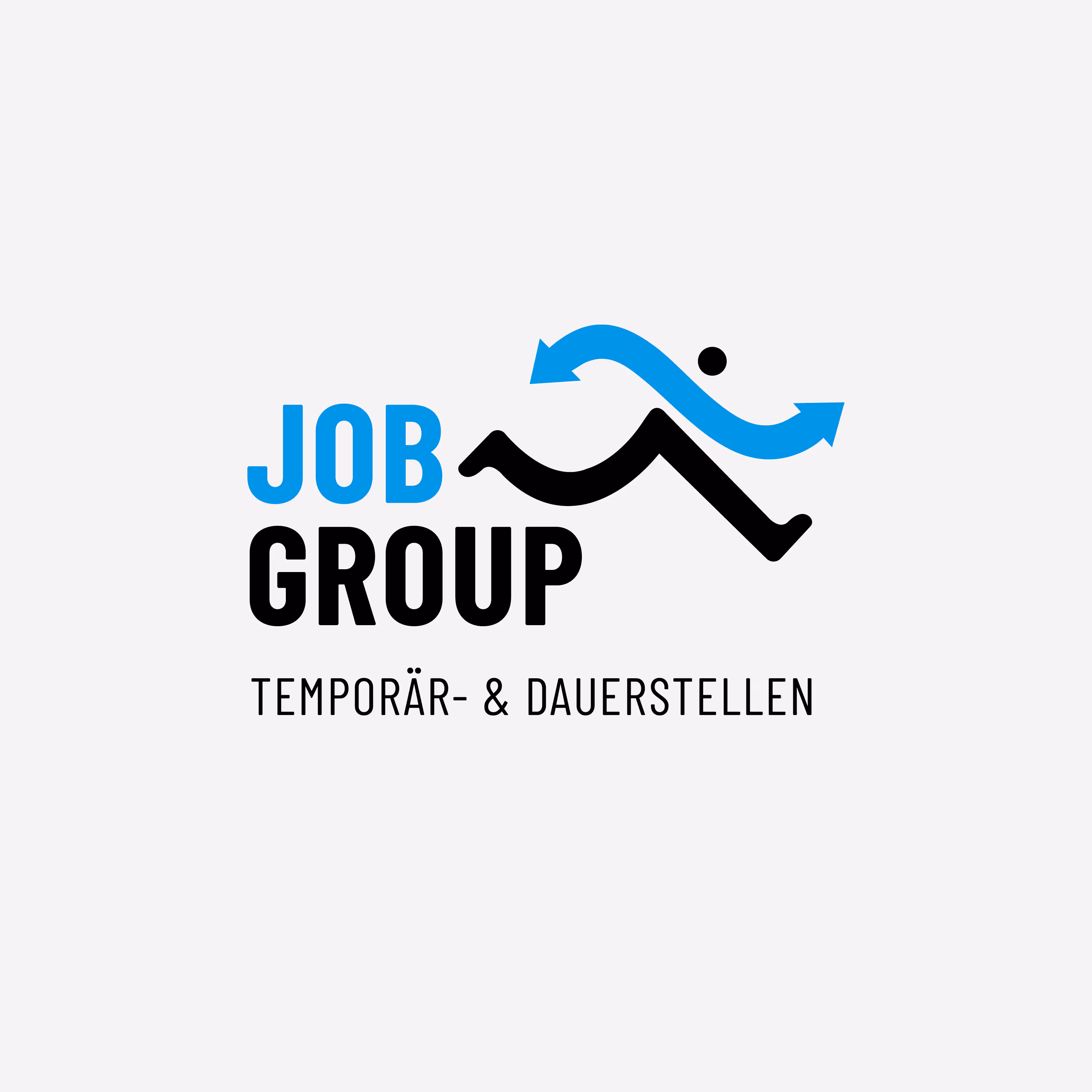 Job Group am Flughafen Zürich: Relaunch mit neuem Logo, Branding und Website inkl. integrierter Online-Bewerbung. Traumstellen einen Klick entfernt.