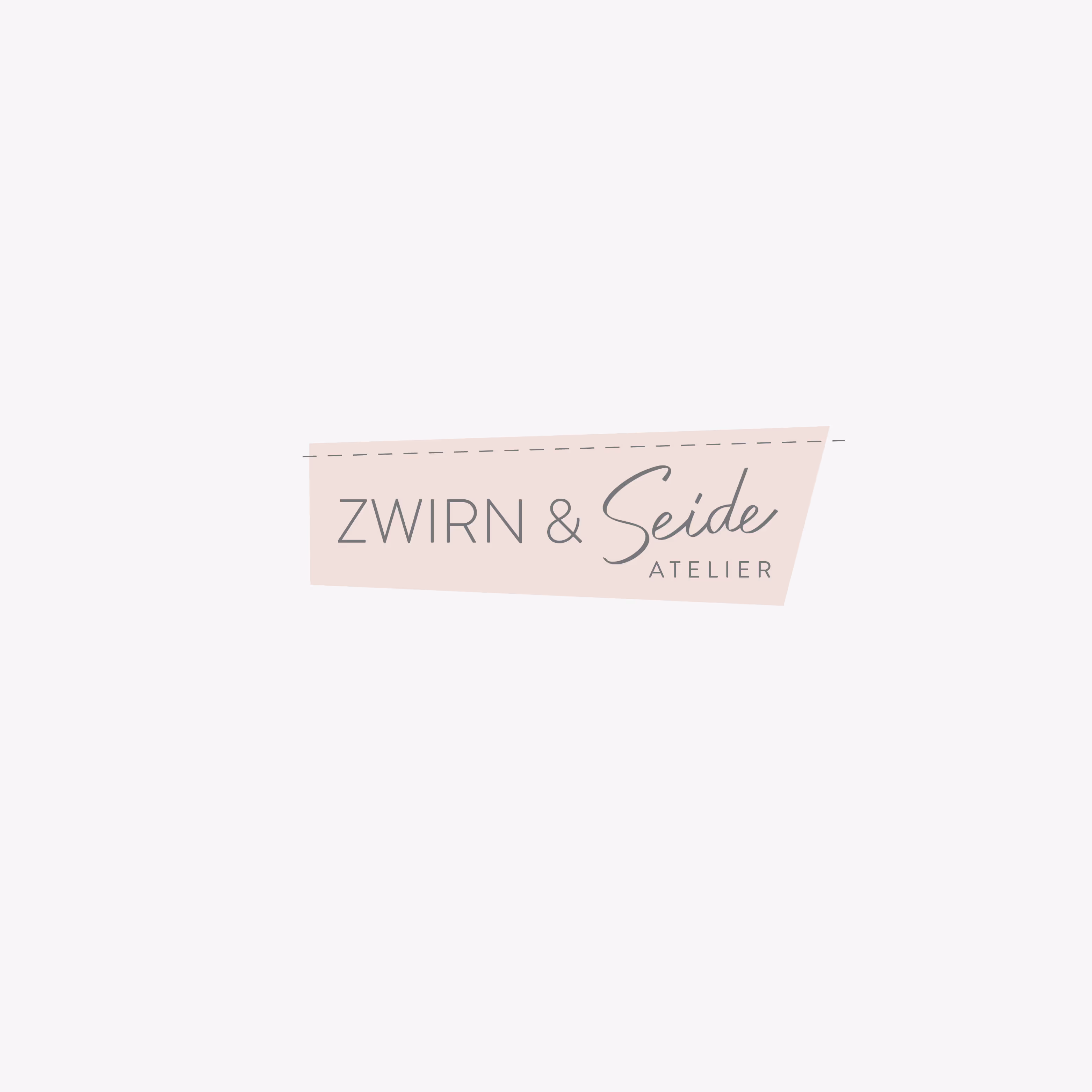 Zwirn & Seide Nähatelier bei Bülach: Eleganter Auftritt in Ocker und Rosa mit Website, Visitenkarten und Gutscheinen. Stich um Stich zum Traum.