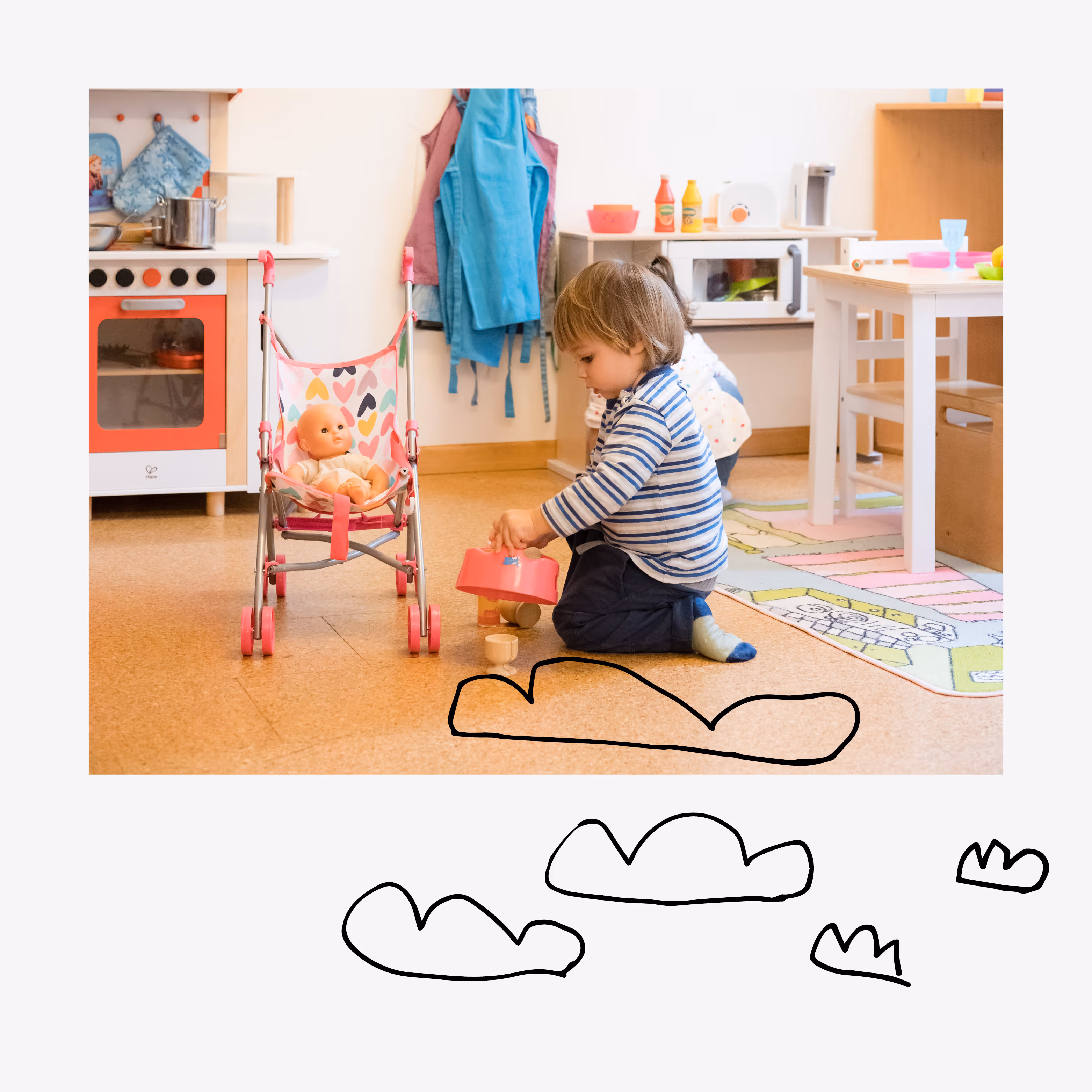Verein Kita Baden/Wettingen: «Herz zählt» – neuer Auftritt mit Logo, Website, Flyer und Give-aways. Frisch, fröhlich, mit Kinderkunst.