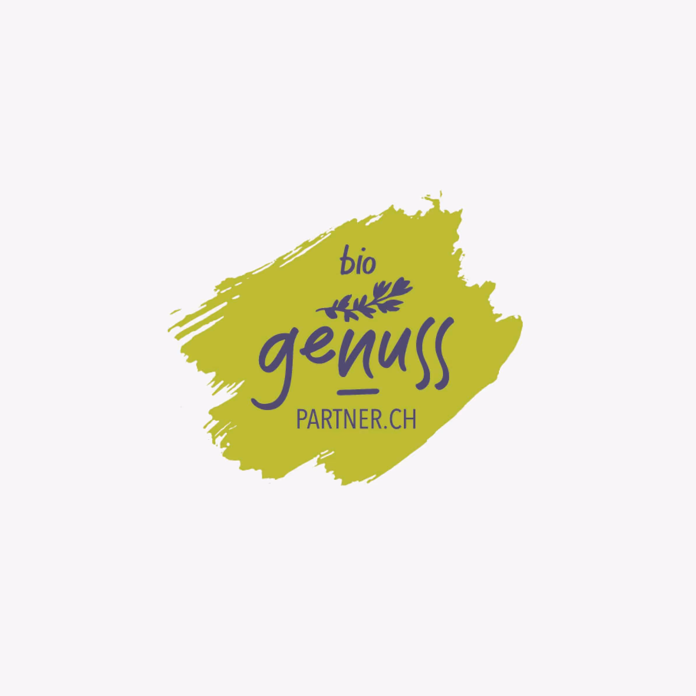 Logo, Etiketten und Markenauftritt für Genuss-Partner: prägnantes Design für Bio-Gewürze, Tee und Naturprodukte – gestaltet von Grafik-Art.