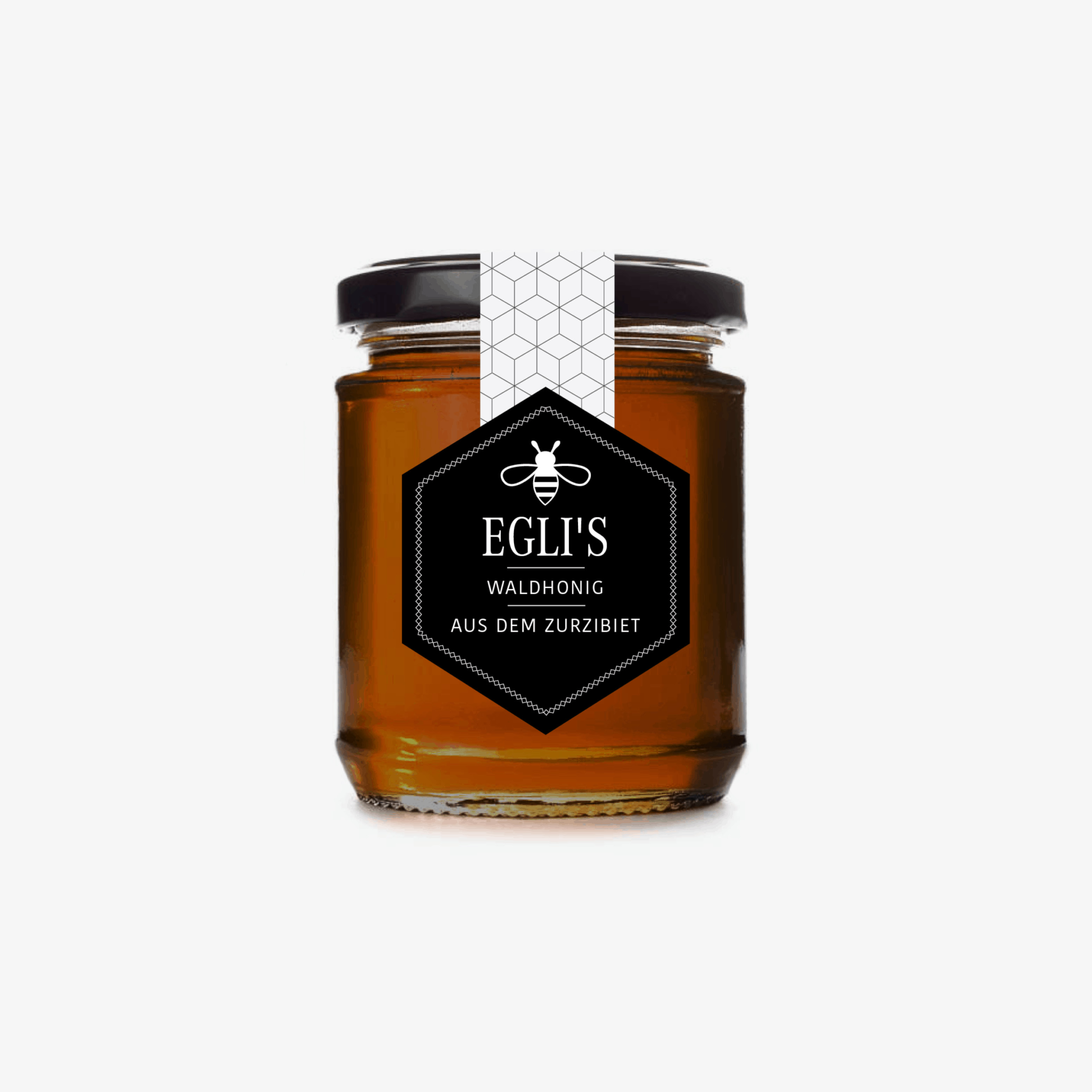 Logo-Design für Egli’s Honig – Reduzierte Logo-Variante für kompakte Anwendungen
