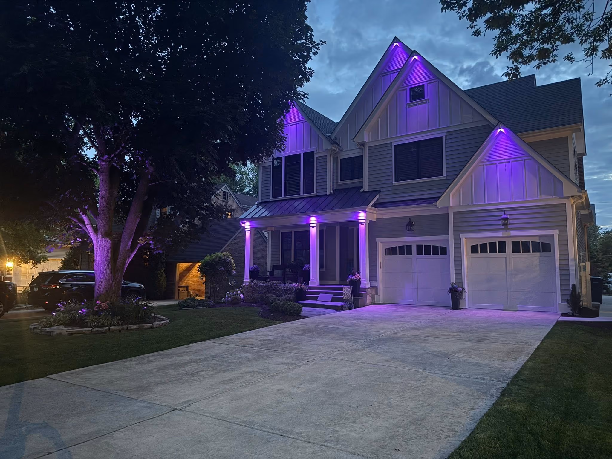 purple-lights-outdoor-lighting