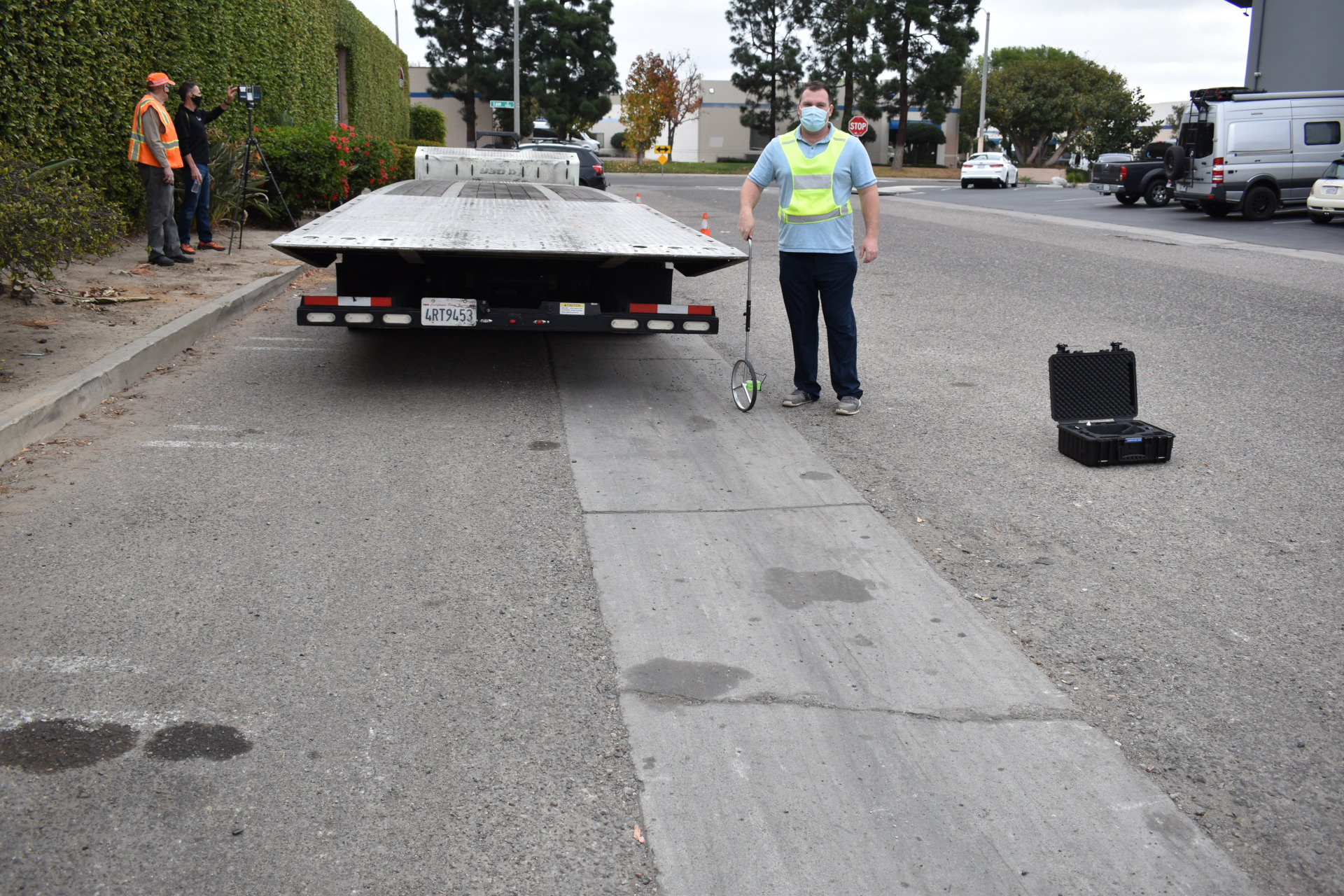 Rear-of-truck measurements used in perception-reaction time and collision reconstruction analysis
