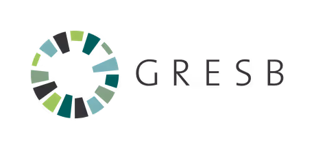 GRESB logo featuring a circular multicolored segmented design next to the text 'GRESB'.