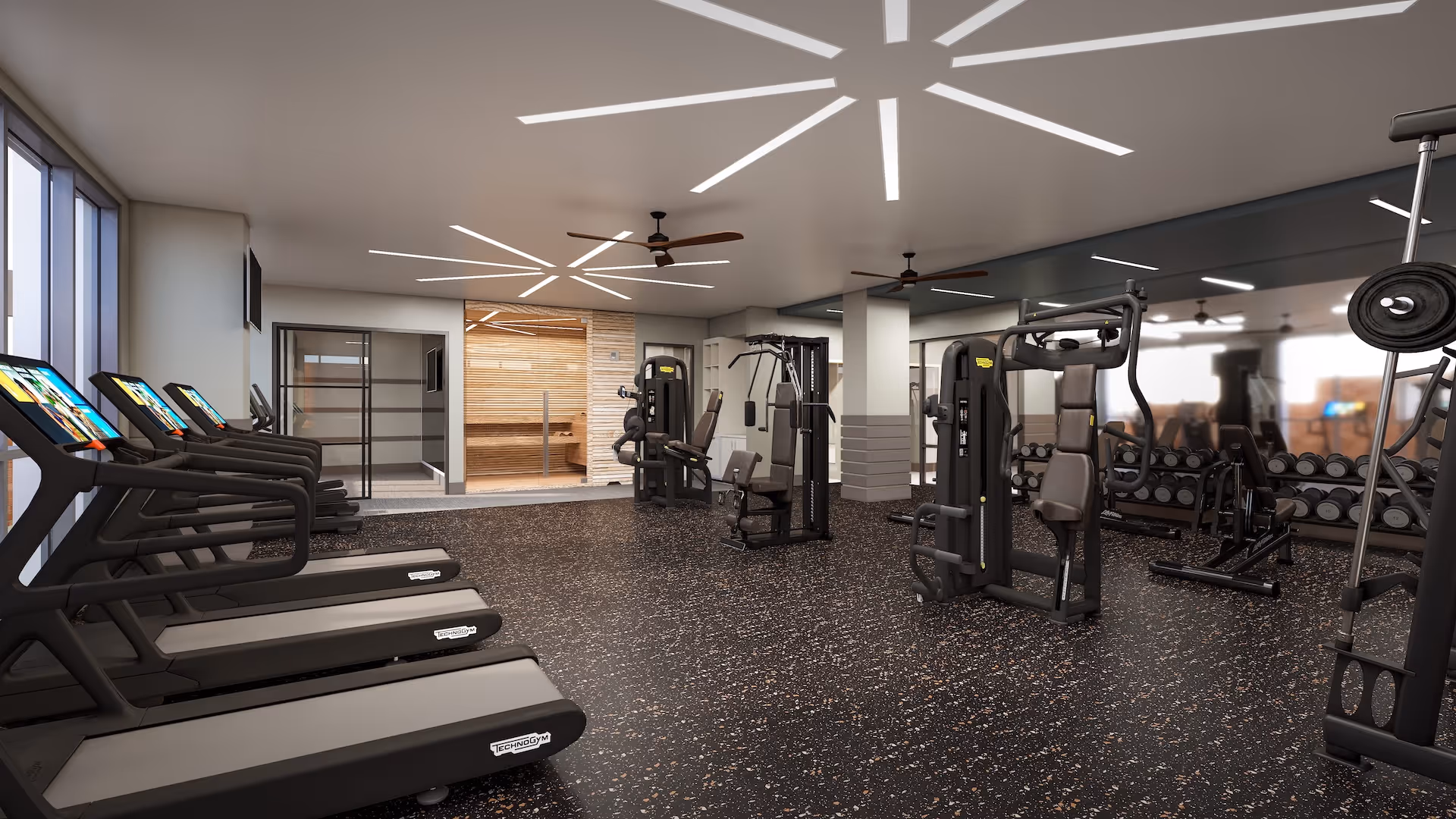 Fitness room