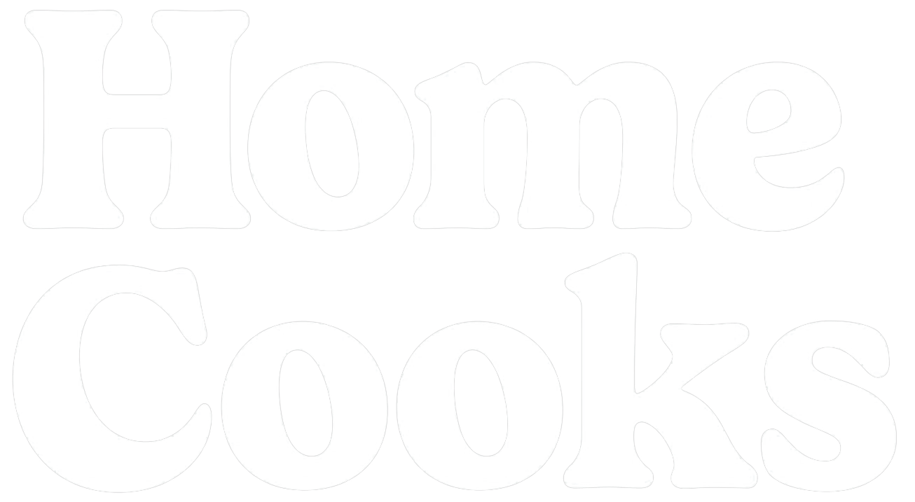 Text reading 'Home Cooks' in a bold serif font.