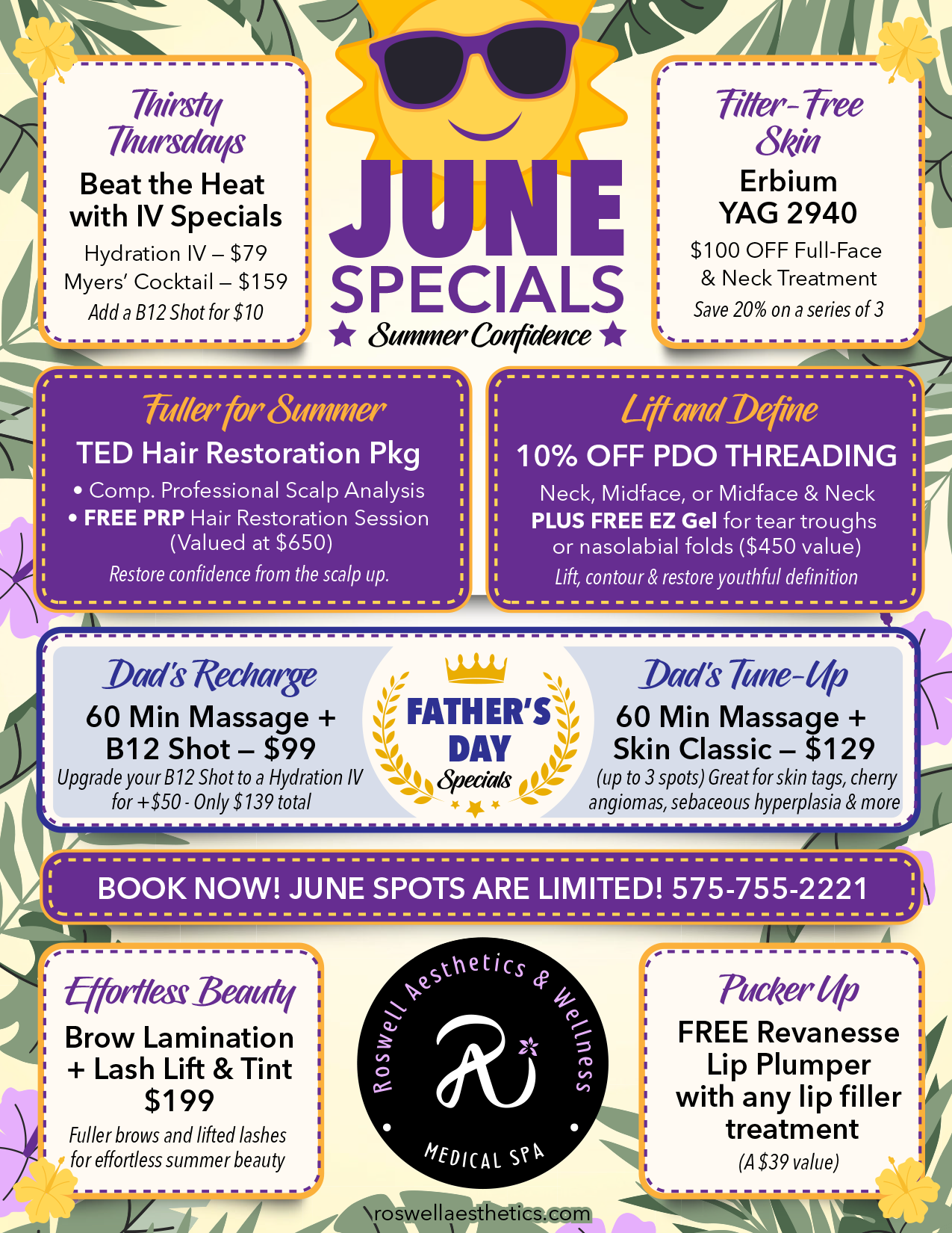Roswell Aesthetics March Specials