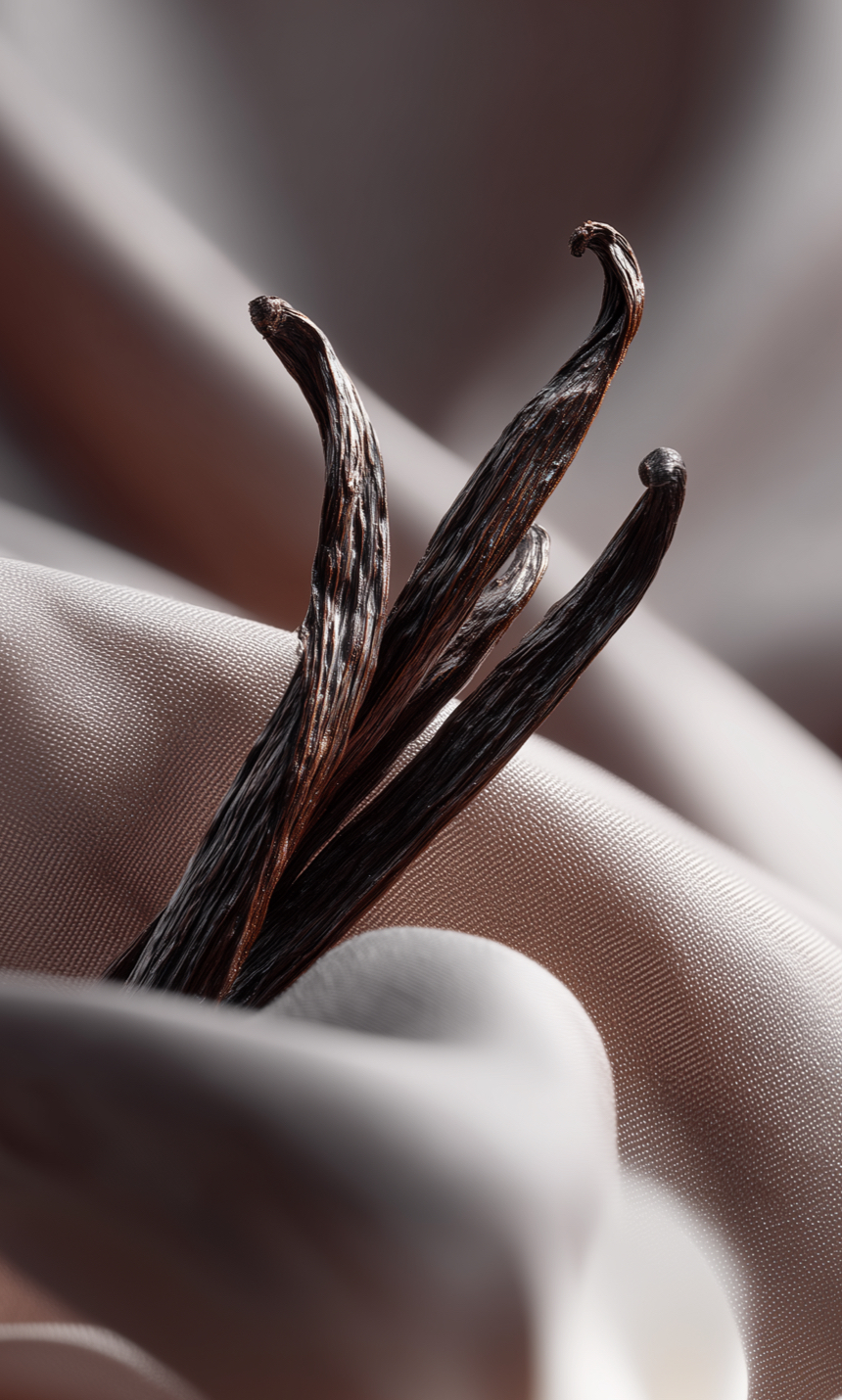 Made with raw vanilla imported from france