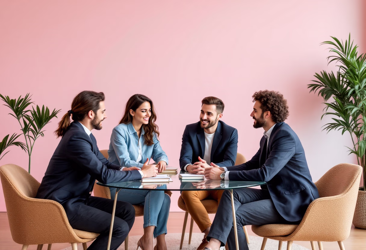 image of brainstorming session (for a pr firm)