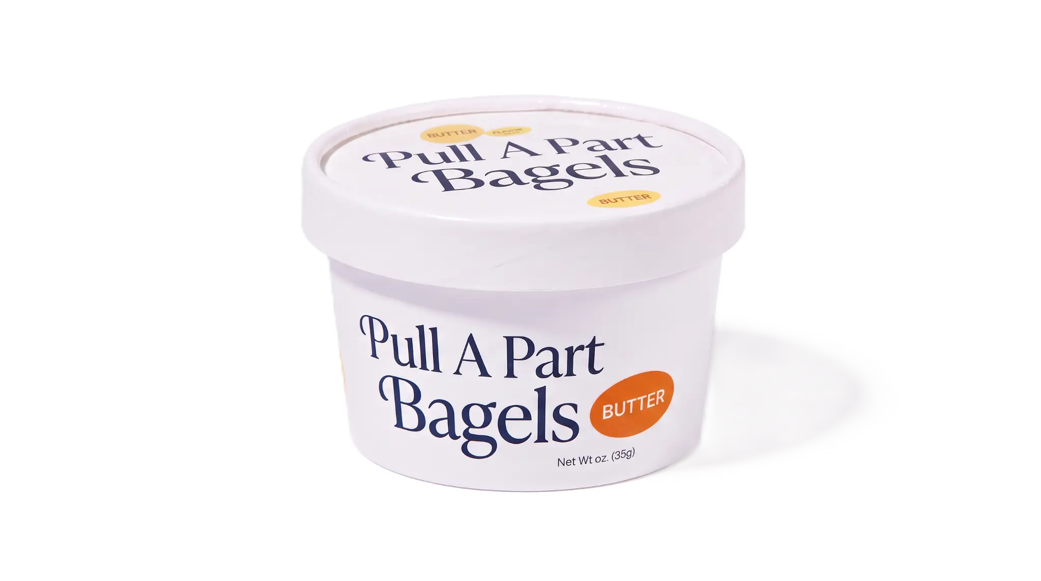 Pull Apart Bagels butter container