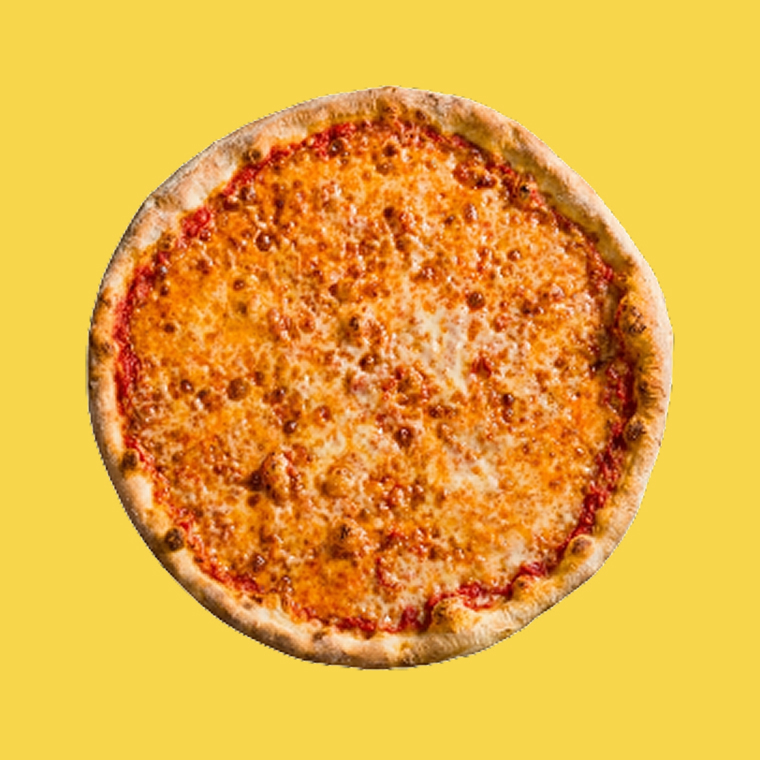Cheese pizza pictured on Frankie & Joe’s Pizza official menu