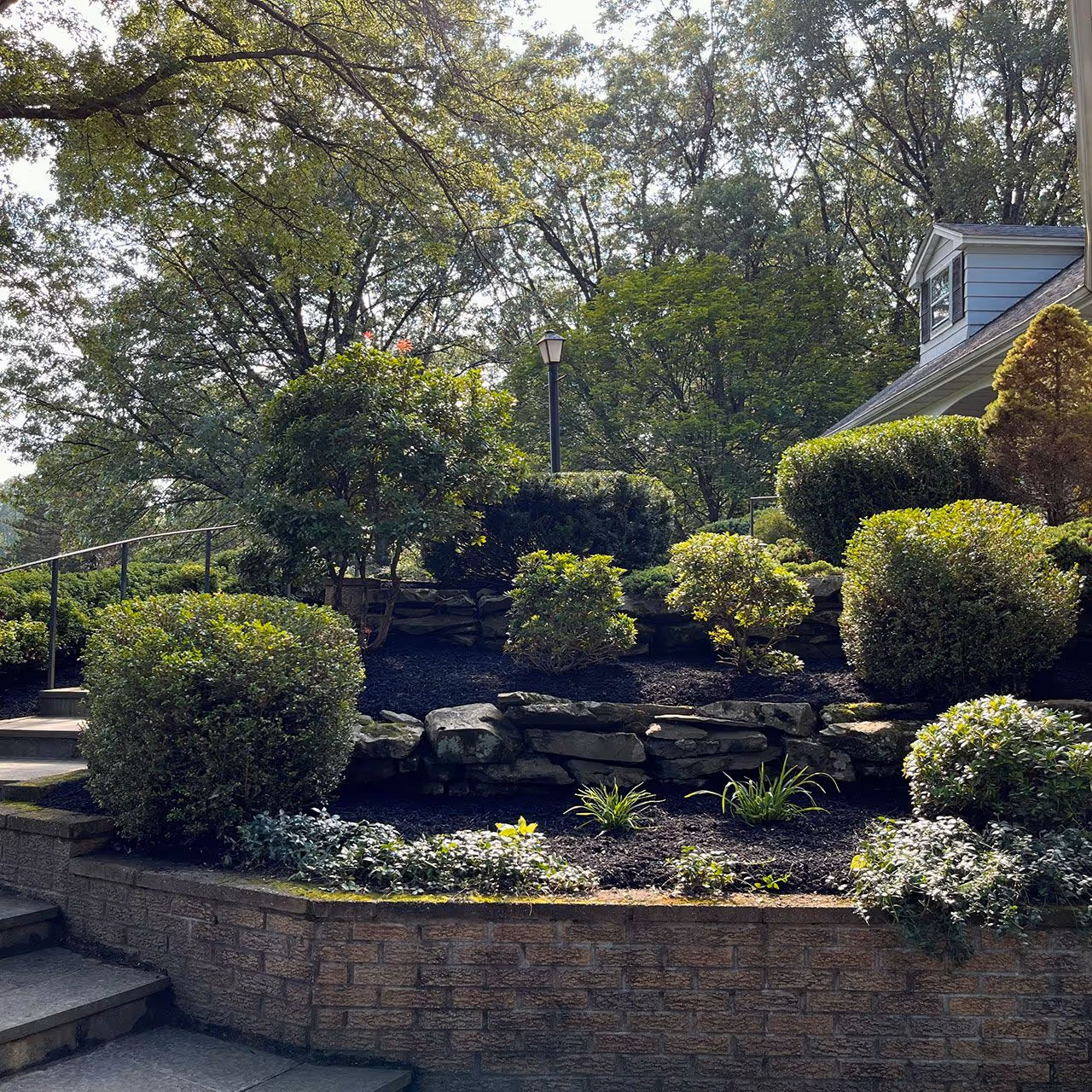 Mulch installation by Higher Ground Property Management LLC in Red Hook NY