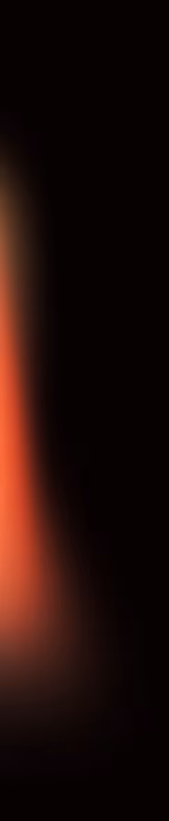 Soft orange glow fading into a dark starry background.