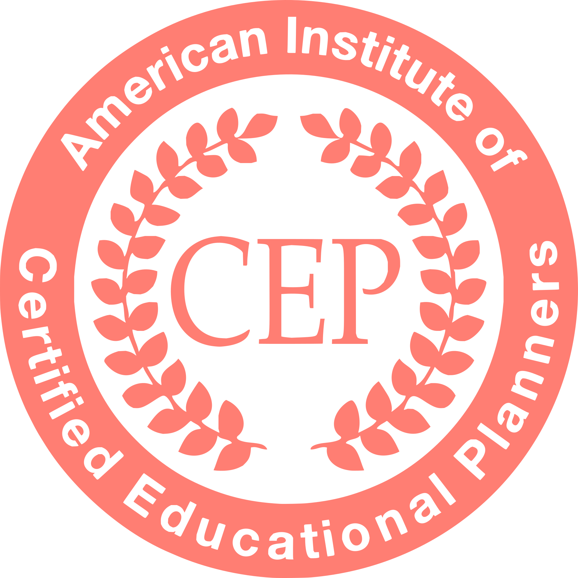 CEP Board Certified Educational Planner Badge - Mark Cruver Atlanta College Consultant Credentials