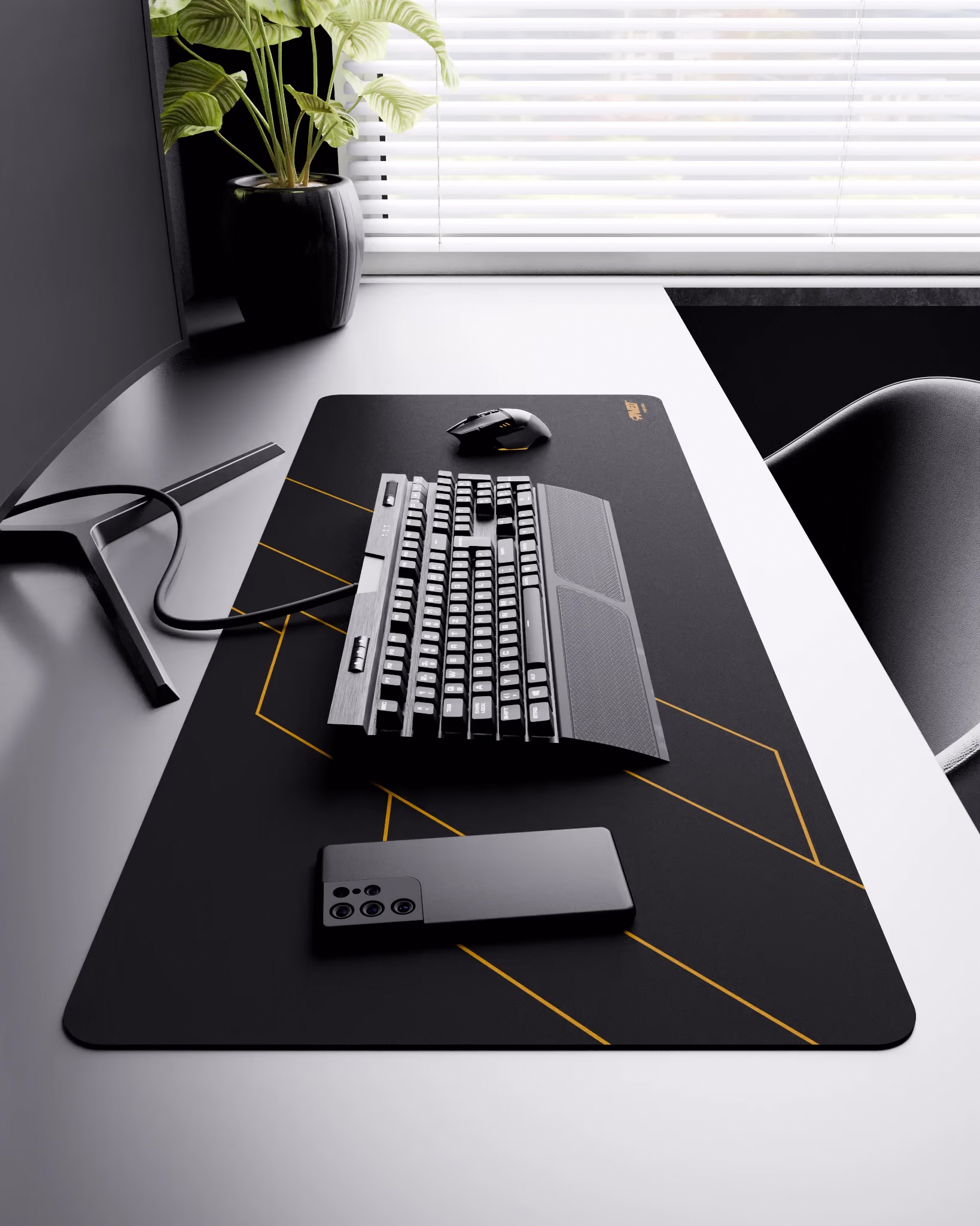 PAVED™ Gaming Mousepads Night Desert Formula mousepad