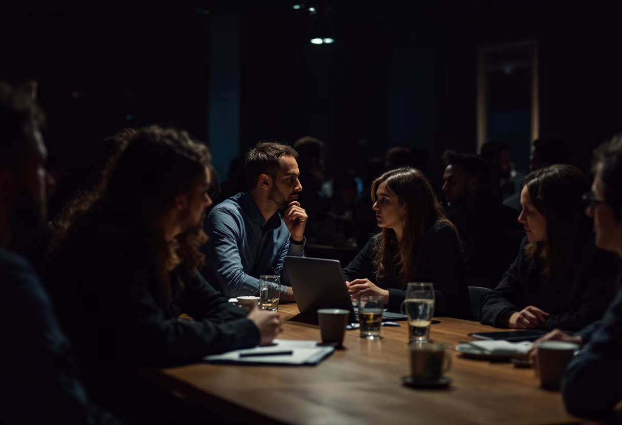 image of networking event (for a hr tech)