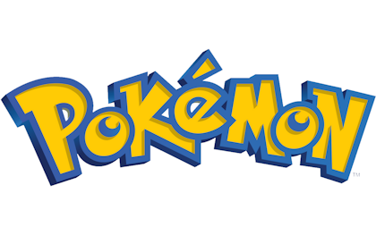 The colorful Pokémon logo with yellow letters outlined in blue.