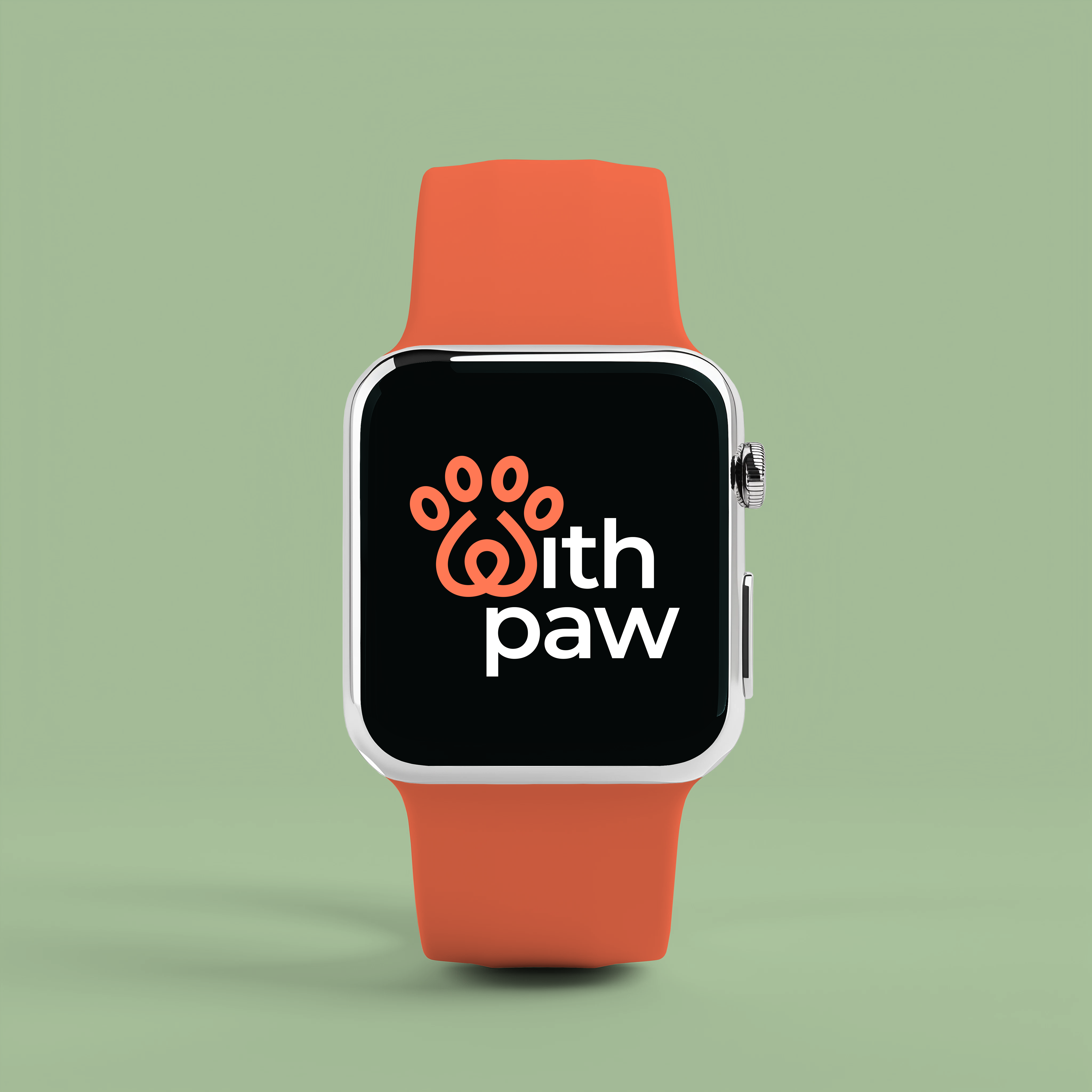 With Paw project Apple Watch mockup