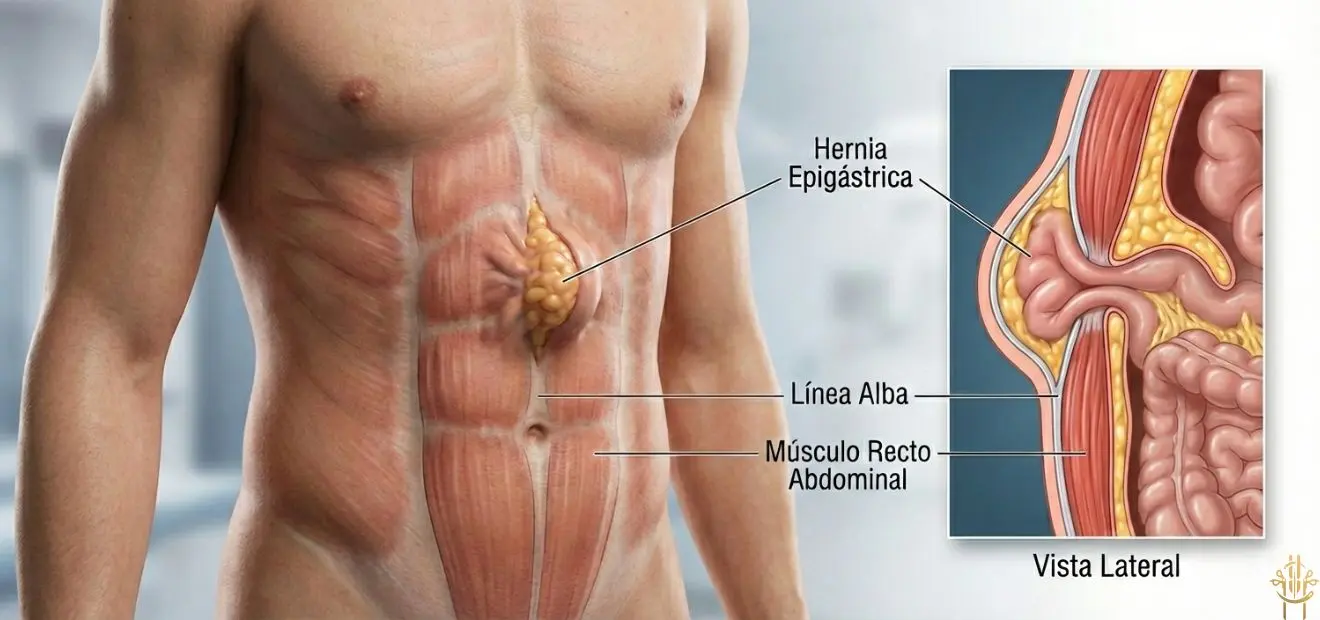 Cirugía de Hernia Epigástrica en Mérida