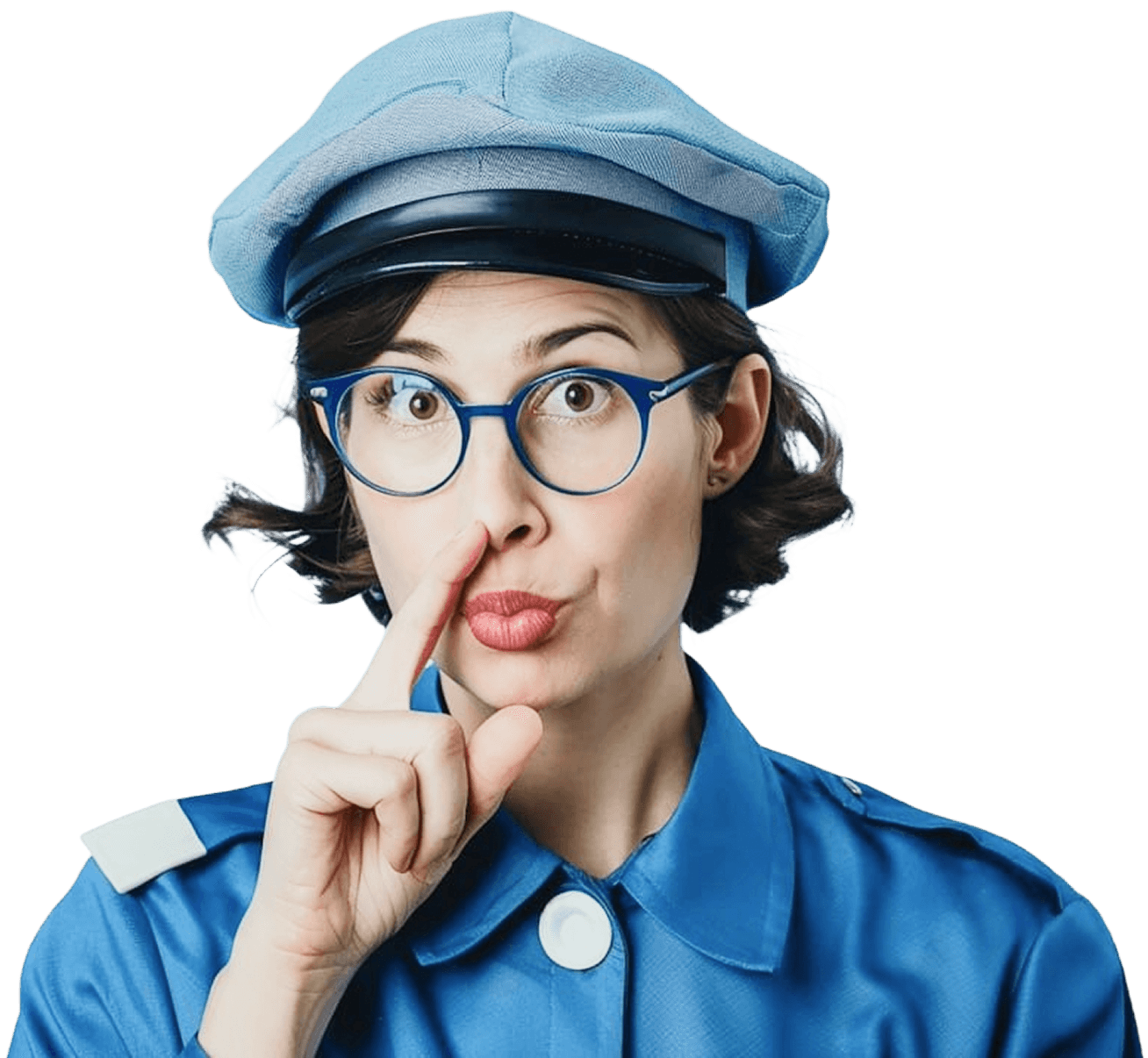 alfabet mergaitė pasvirusi