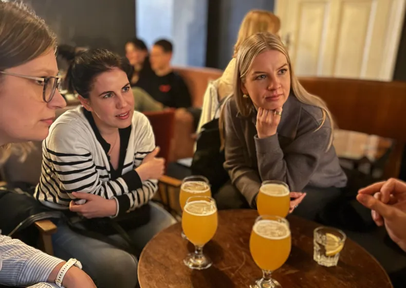 Handmade pierogi served in a family-run restaurant