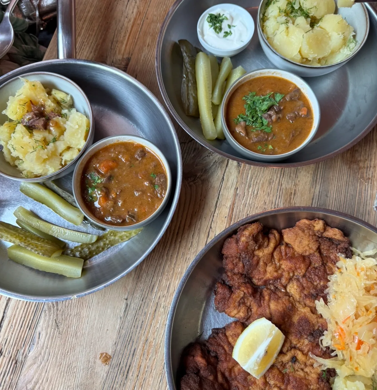 Handmade pierogi served in a family-run restaurant