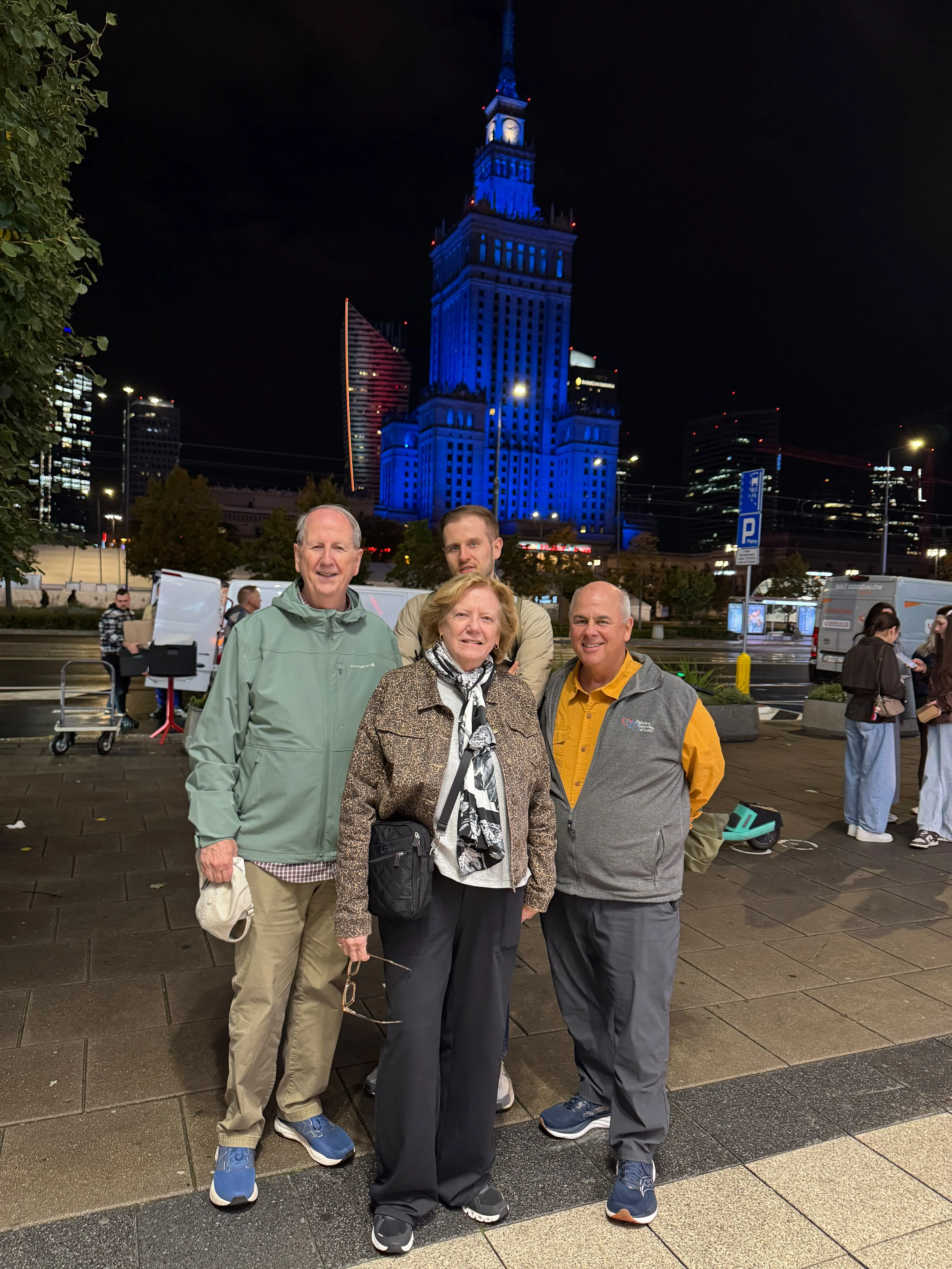 Private food tour in Warsaw with guests dining in a local restaurant